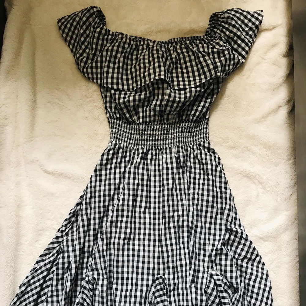 Gingham Maxi Dress